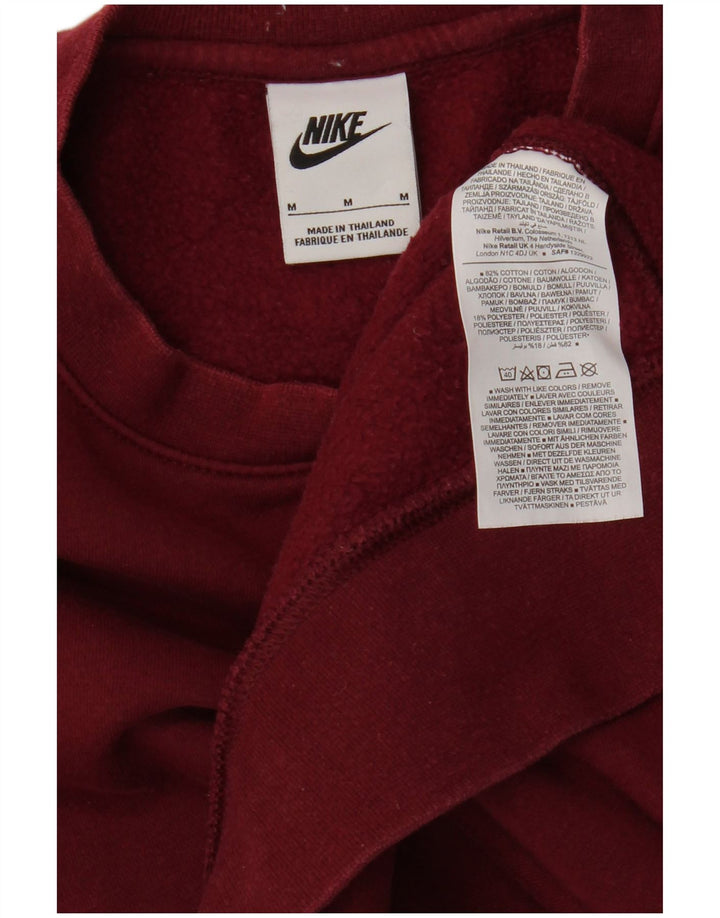 Ανδρικό φούτερ Nike Jumper από μεσαίο βαμβακερό μπορντό