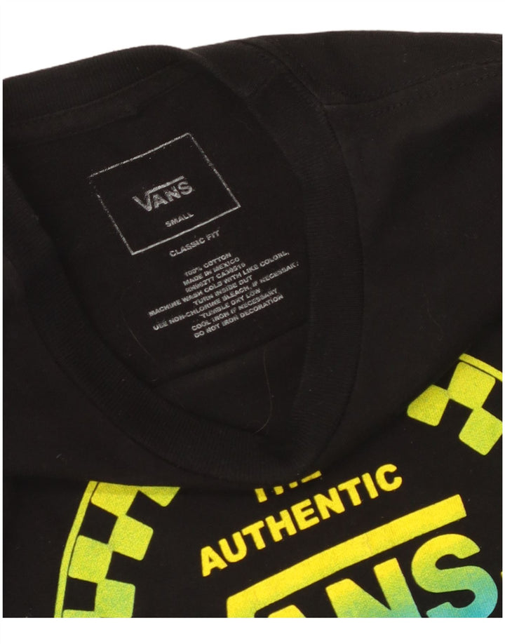 Ανδρικό T-Shirt Vans Classic Fit Top Μικρό μαύρο βαμβακερό