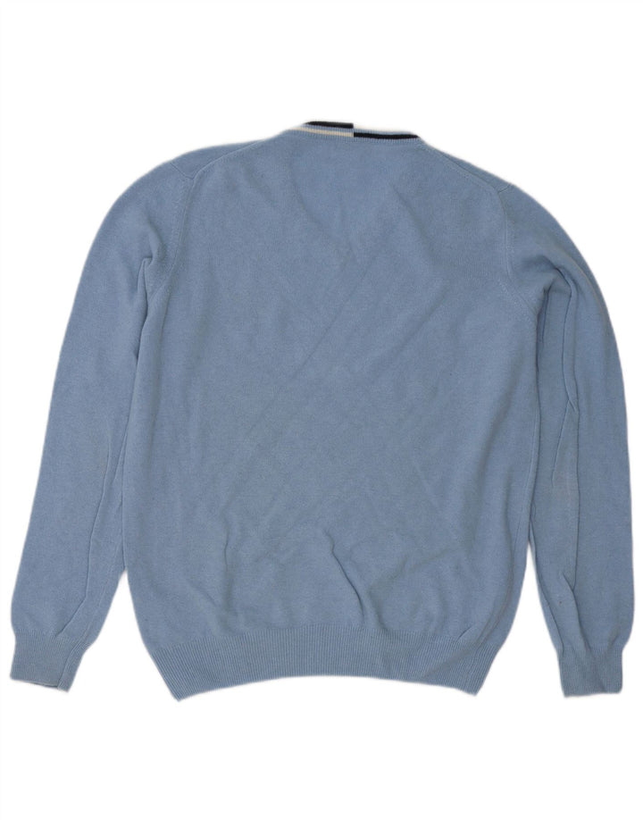 Fred Perry Boys πουλόβερ με λαιμόκοψη με V λαιμόκοψη 15-16 ετών Μπλε μαλλί