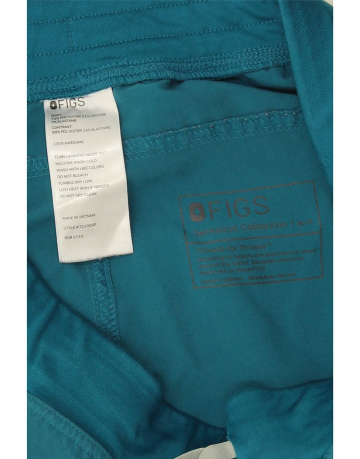 Figs Γυναικείο ίσιο παντελόνι Cargo Medium W30 L28 Blue Polyester
