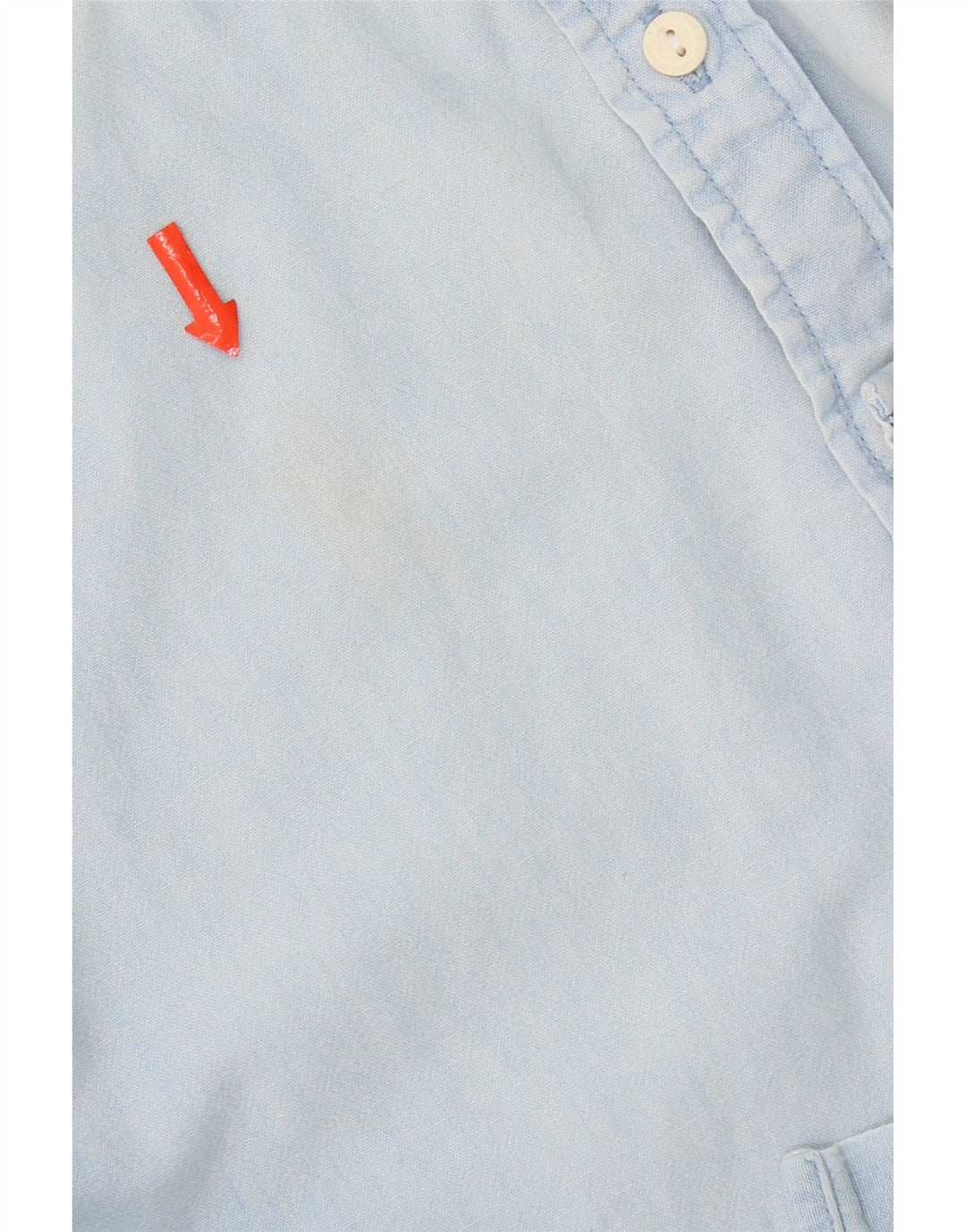 Ανδρικό τζιν πουκάμισο Levi's μεσαίο μπλε βαμβακερό