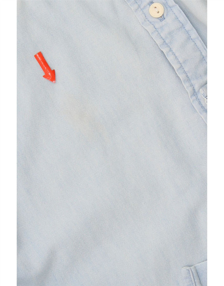 Ανδρικό τζιν πουκάμισο Levi's μεσαίο μπλε βαμβακερό