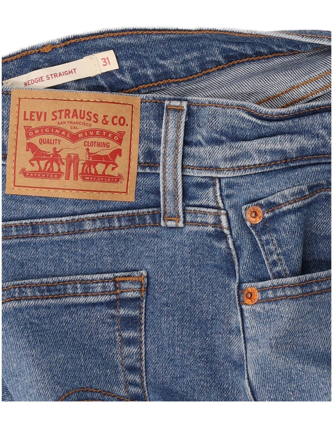 Γυναικείο Levi's Wedgie Straight Jeans W31 L28 Blue