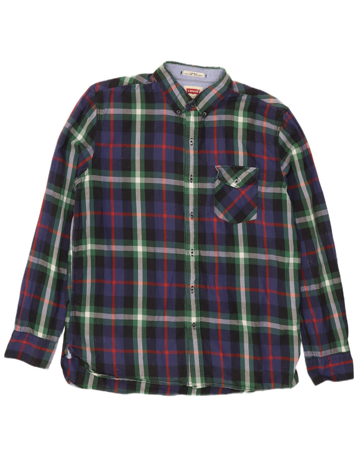 Ανδρικό πουκάμισο Levi's Standard Fit Μεγάλο πολύχρωμο βαμβακερό καρό