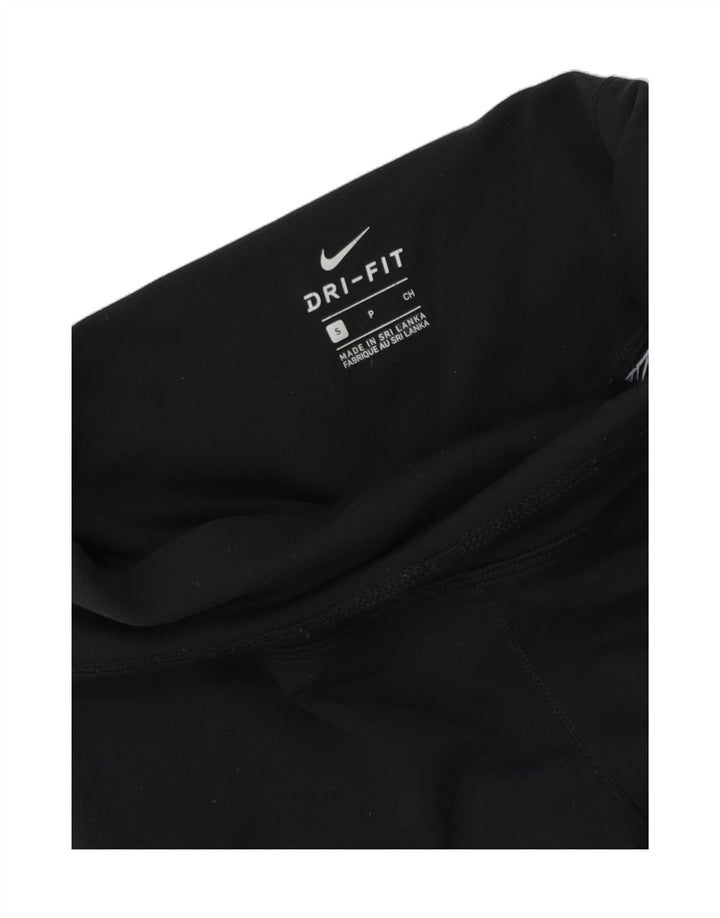 NIKE Womens Leggings UK 8 Small  Black Vintage Nike and Second-Hand Nike from Messina Hembry 