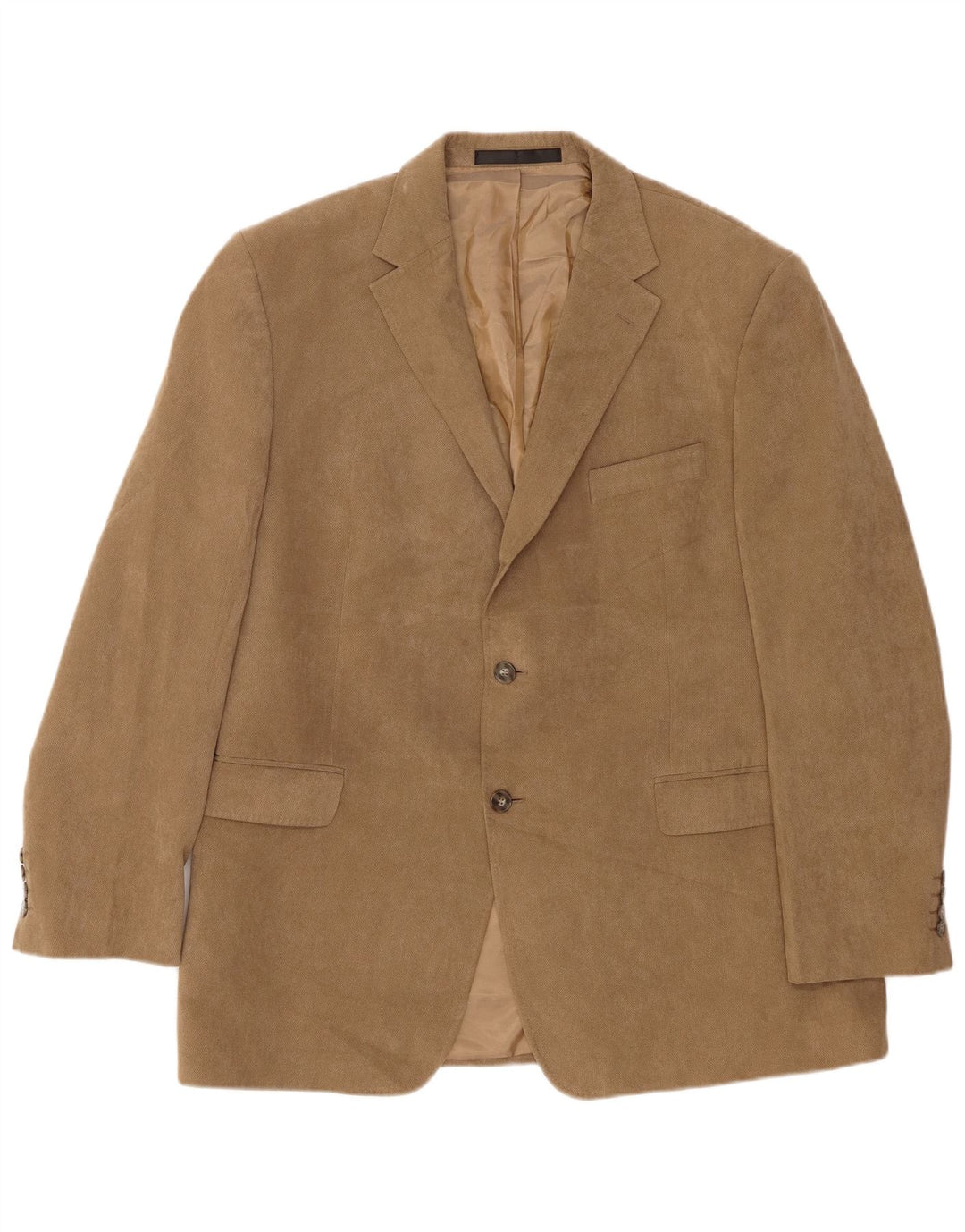 Marks & Spencer Ανδρικό σακάκι σακάκι με 2 κουμπιά UK 44 XL καφέ πολυεστέρας