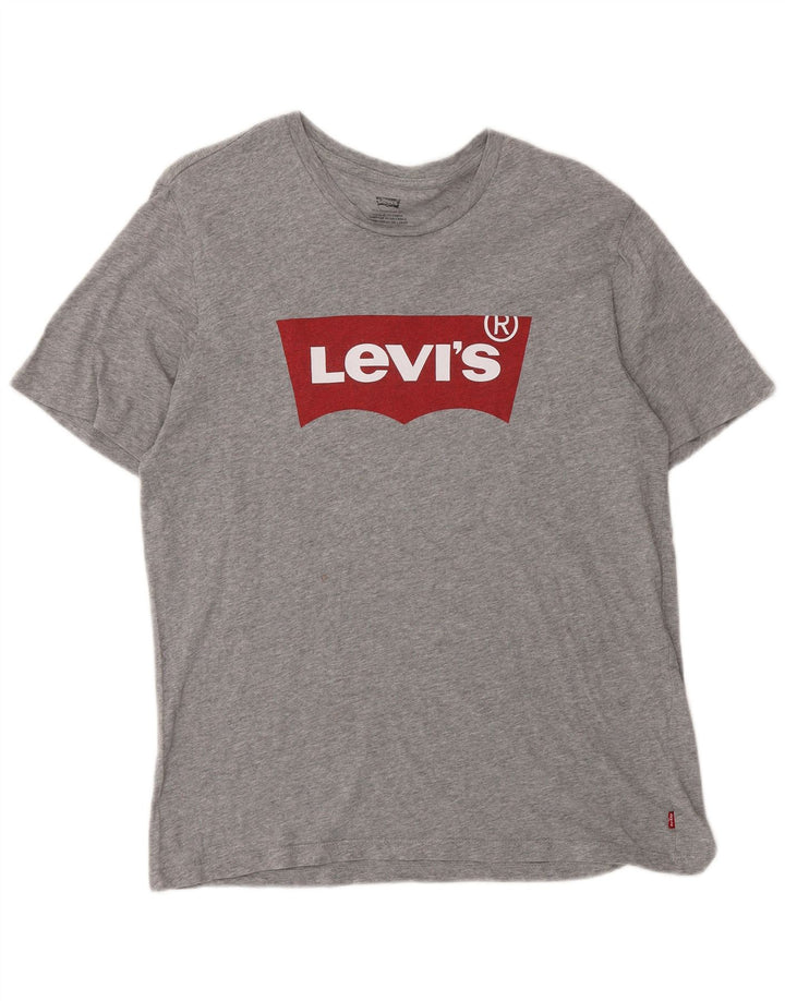 Ανδρικό γραφικό T-Shirt Levi's Top Medium Grey