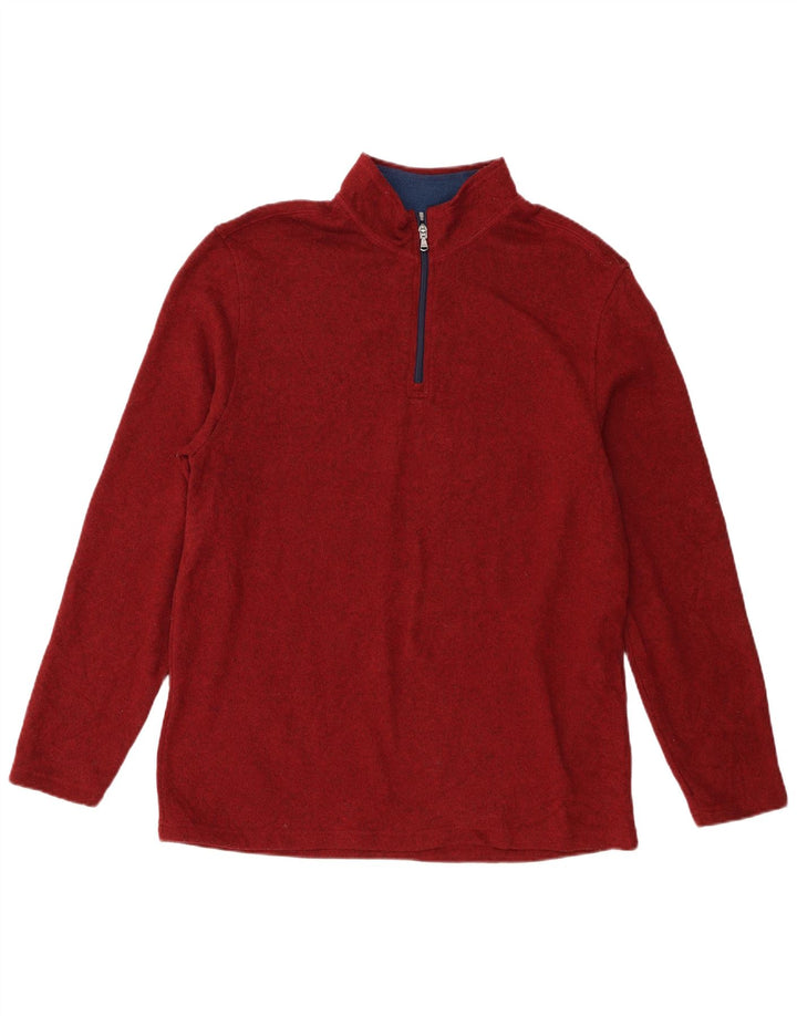 Ανδρικό φούτερ Izod με φερμουάρ Jumper XL από πολυεστέρα με κόκκινες φλύκταινες