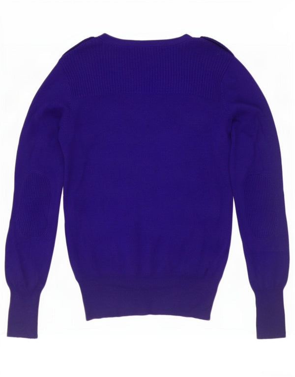 Marks & Spencer Γυναικείο Στρατιωτικό πουλόβερ UK 10 Small Navy Blue