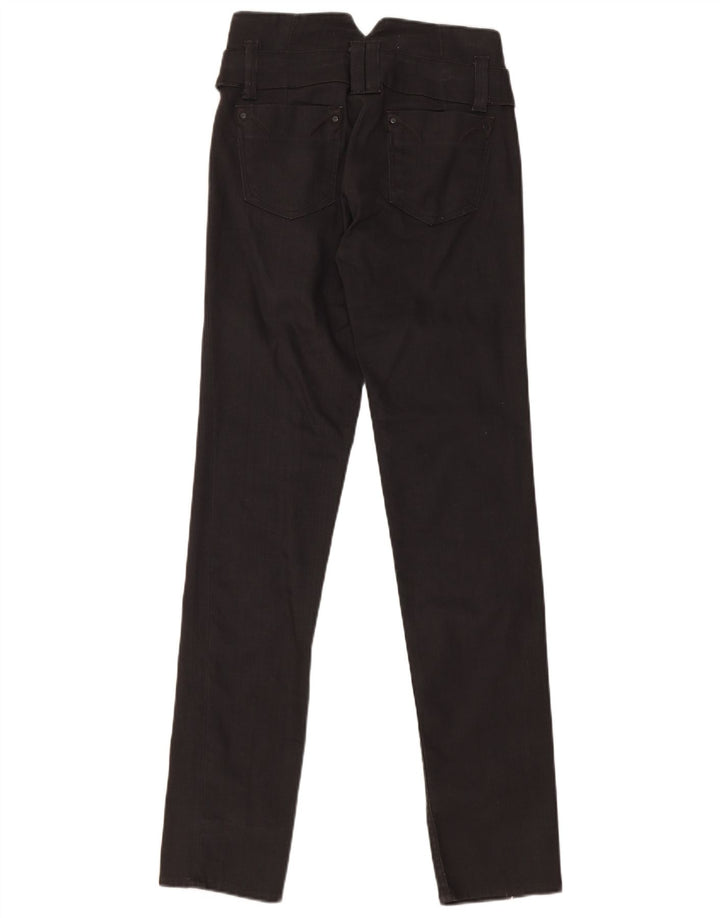 ΓΑΛΛΙΚΗ ΣΥΝΔΕΣΗ Γυναικεία Skinny Casual Παντελόνια UK 8 Small W25 L33 Black