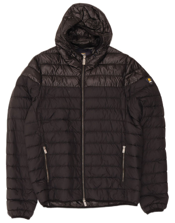 Ciesse Piumini Ανδρικό μπουφάν με κουκούλα UK 40 Medium Black Nylon
