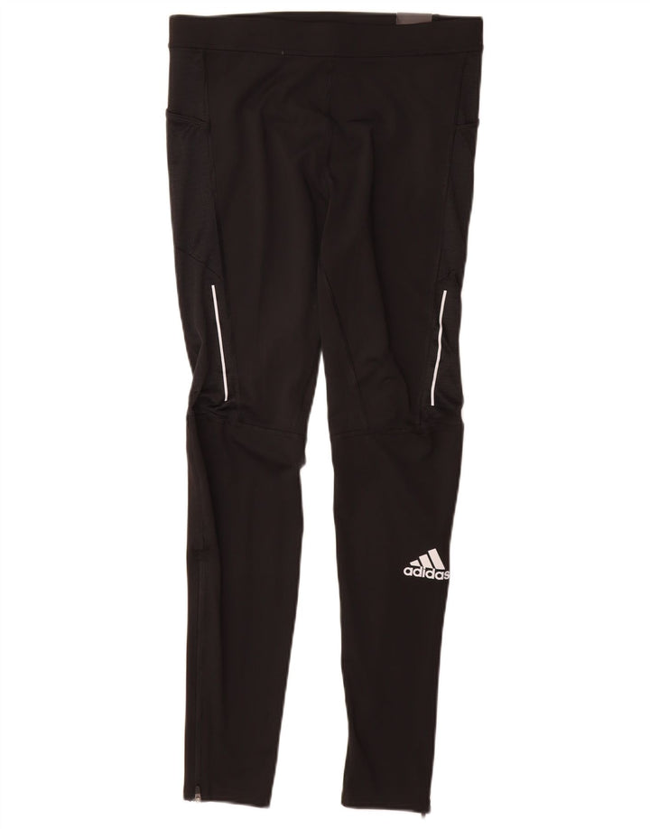 Adidas Γυναικεία Aeroready Κολάν UK 12 Μεσαίου Μαύρου Πολυεστέρα