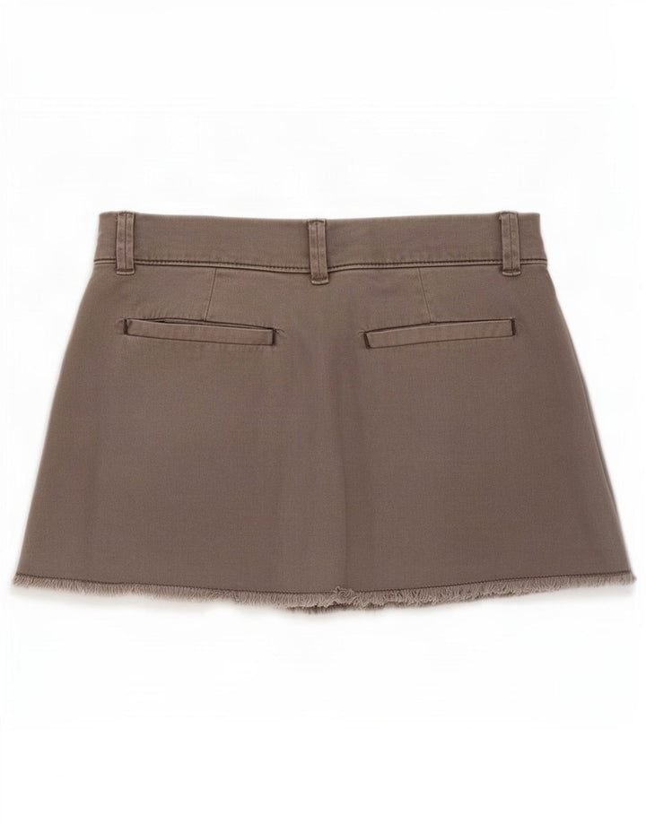 Γυναικεία μίνι φούστα Pull & Bear Small W28 Grey Cotton