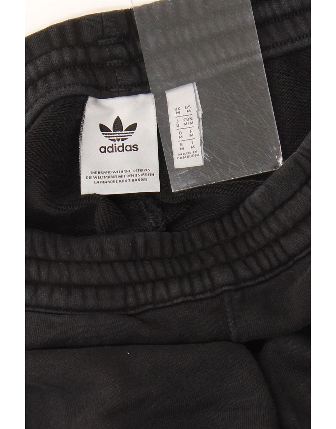 Ανδρική φόρμα ADIDAS Graphic Παντελόνι Joggers Μεσαίο μαύρο βαμβακερό