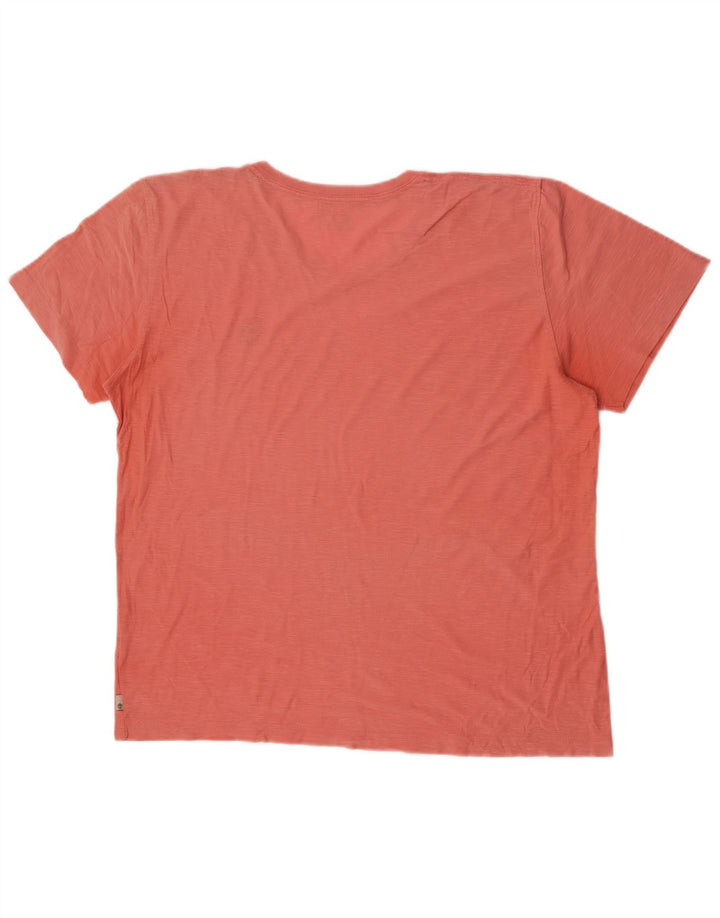 Ανδρικό T-Shirt Timberland με κανονική εφαρμογή Τοπ μεσαίο πορτοκαλί βαμβακερό