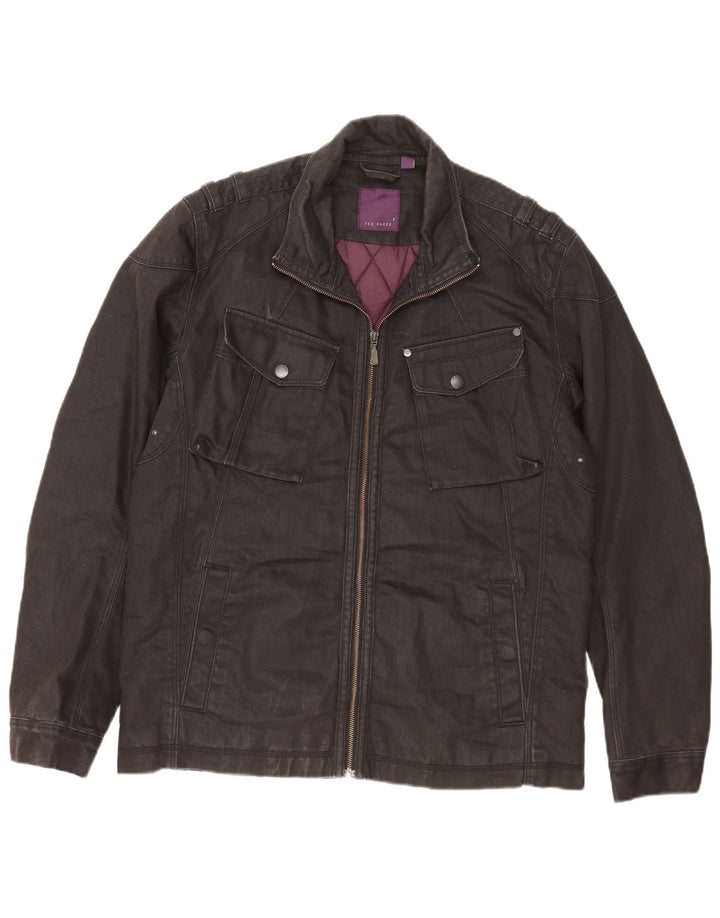 Ted Baker Ανδρικό Μπουφάν Utility Μέγεθος 5 XL Μαύρο Βαμβακερό