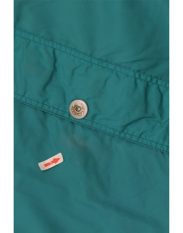 K-Way Ανδρικό μπουφάν σκι με κουκούλα UK 40 Large Blue Colorblock Πολυεστέρας