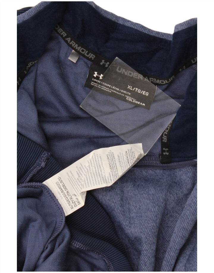 Under Armour Ανδρική φόρμα πουλόβερ Cold Gear Top XL Navy Blue Colourblock