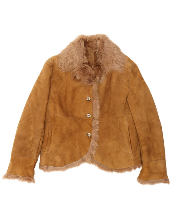 PAUL & SHARK Γυναικείο Suede Jacket UK 18 XL Beige Leather