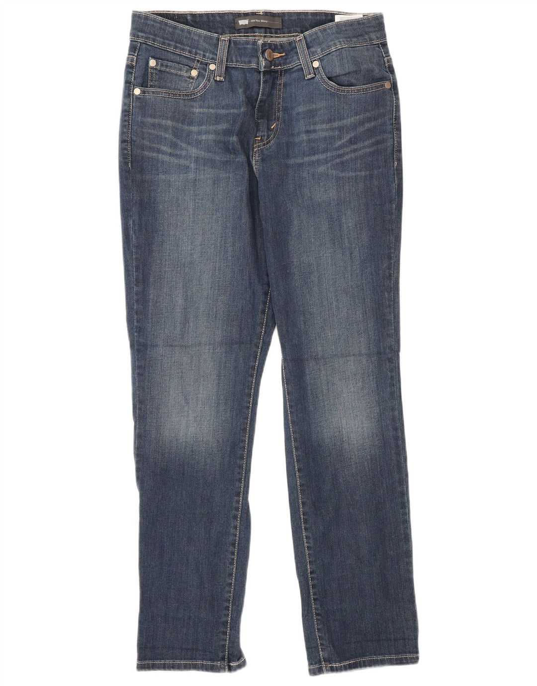 Γυναικείο ψηλό ψηλό στενό τζιν Levi's US 8 Medium W29 L30 Μπλε βαμβακερό