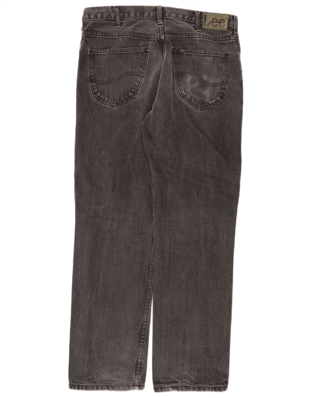 Lee Mens Brooklyn Straight Jeans W34 L30 Γκρι βαμβακερό