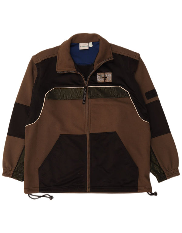 Ανδρική φόρμα φόρμας Diadora Loose Fit Top Jacket UK 38 Medium Brown Colourblock