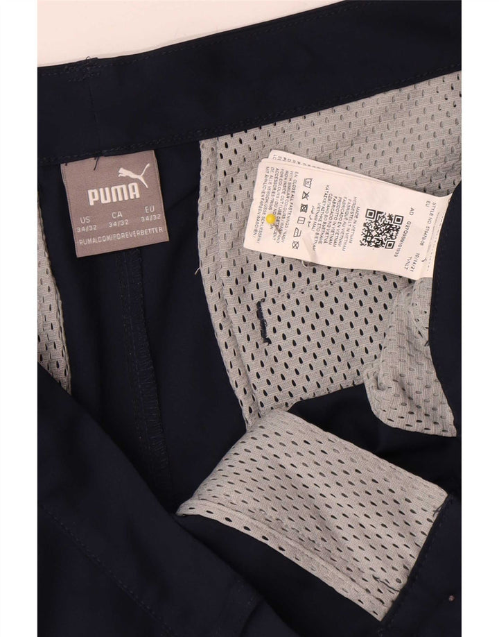 Puma Ανδρικό ίσιο παντελόνι Chino W34 L32 Navy Blue Polyester