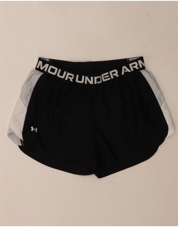 Γυναικείο γραφικό αθλητικό σορτς Under Armour UK 12 Medium Black Colourblock