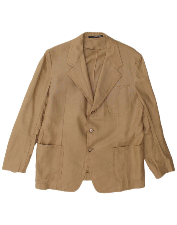 Vintage Ανδρικό Σακάκι Μπλέιζερ με 3 Κουμπιά UK 38 Medium Beige
