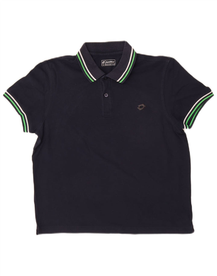 Lotto Ανδρικό πουκάμισο Polo Μικρό Navy Blue