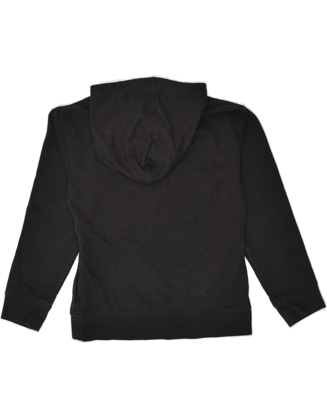 PUMA Womens Graphic Hoodie Jumper US 8/10 Medium Black Cotton | Vintage Puma | Thrift | Second-Hand Puma | Used Clothing | Messina Hembry 