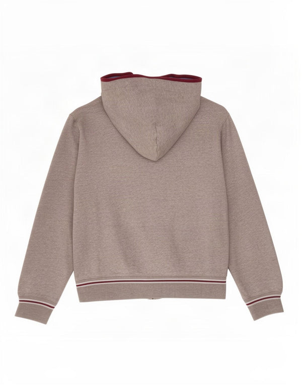 Champion Boys Graphic Zip Hoodie πουλόβερ 7-8 ετών Small Grey Flecked