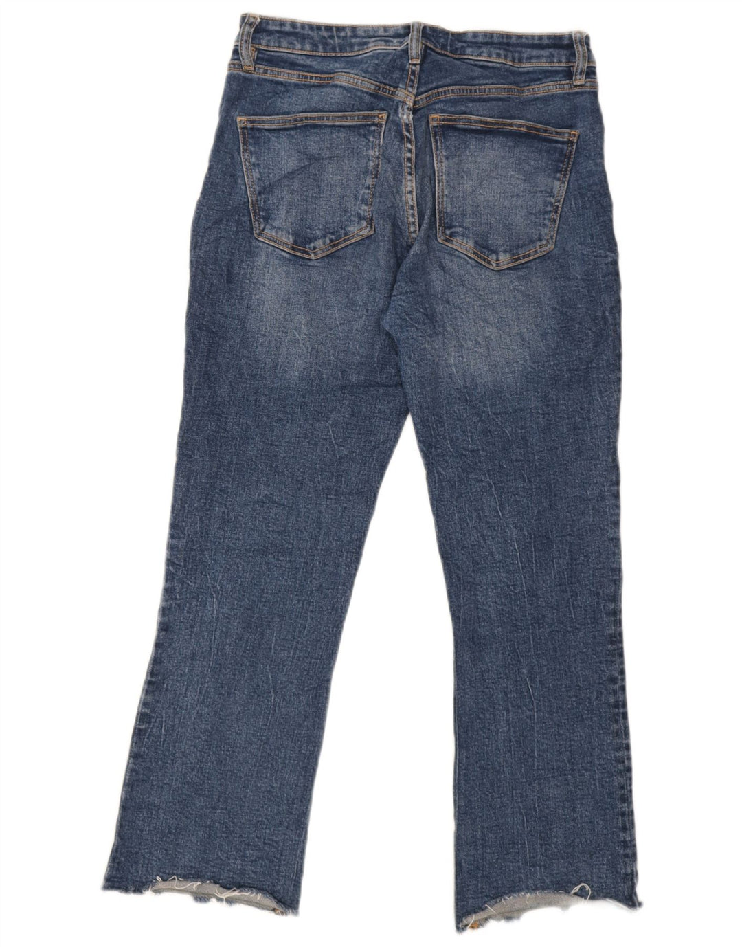 Zara Γυναικείο Straight Jeans EU 38 Small W30 L26 Blue