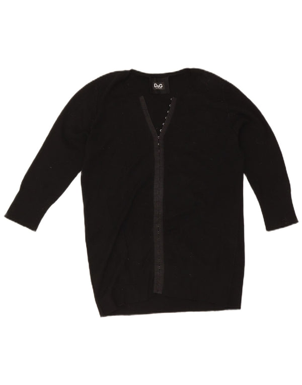Γυναικείο κοντομάνικο ζακέτα Dolce & Gabbana UK 18 XL Μαύρο