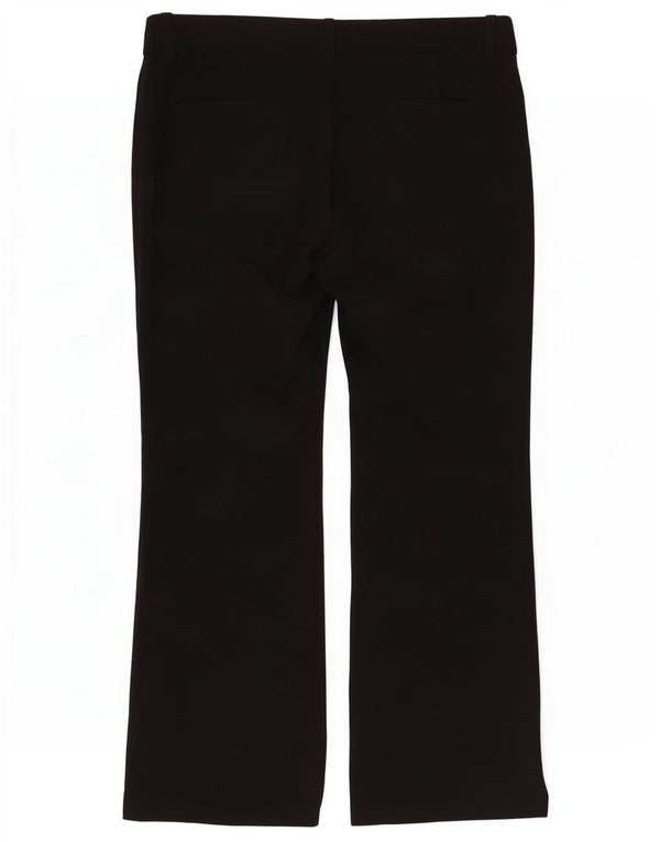 Marks & Spencer Γυναικεία Bootcut Παντελόνι Chino UK 14 Large W36 L27 Black