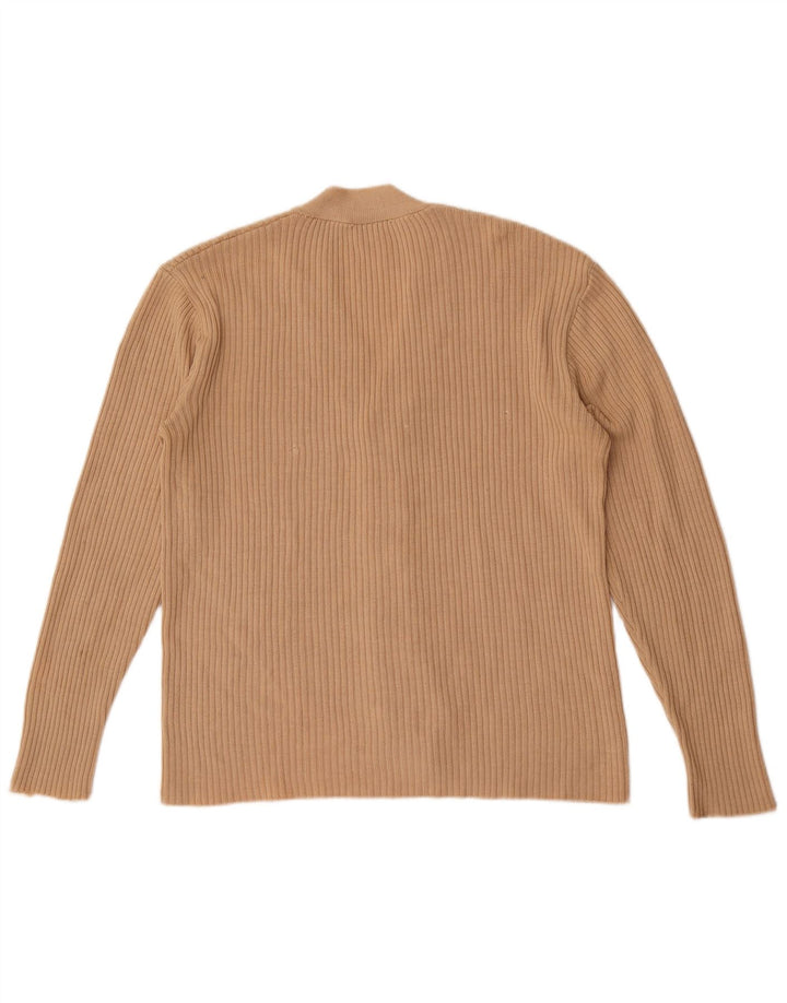 Ανδρικό πουλόβερ ζακέτα Settebello Small Beige