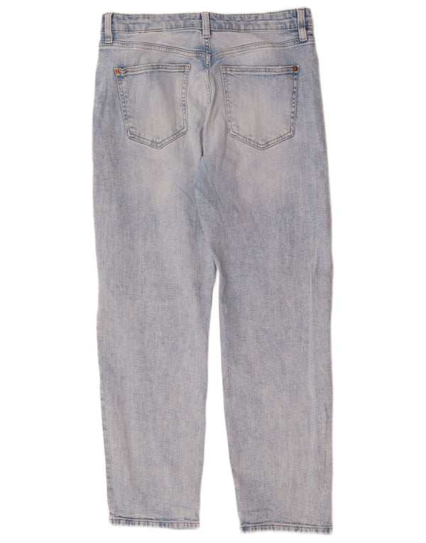 Marks & Spencer Γυναικεία Boyfriend Slim Jeans UK 12 Medium W32 L28 Blue