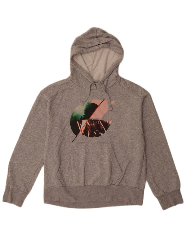 PRANA Γυναικείο υπερμεγέθη γραφικό κουκούλα UK 6 XS Γκρι