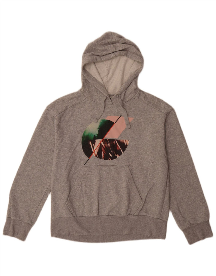 PRANA Γυναικείο υπερμεγέθη γραφικό κουκούλα UK 6 XS Γκρι