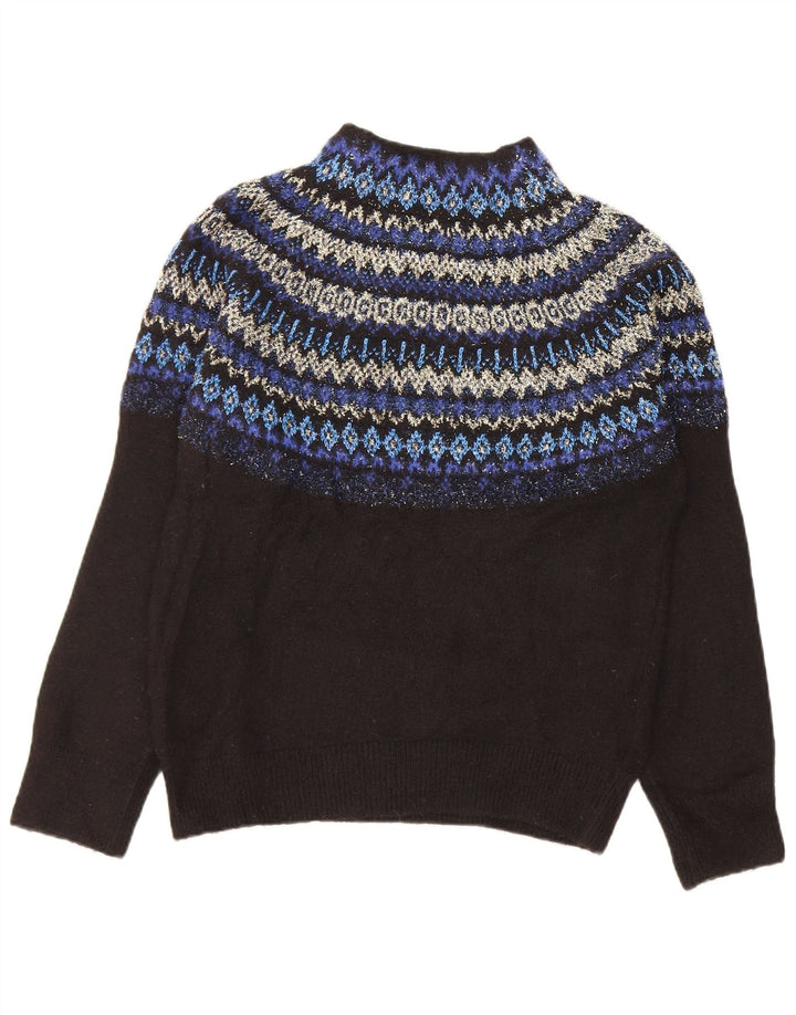 Marks & Spencer Γυναικείο πουλόβερ με λαιμό χελώνα UK 10 Small Black