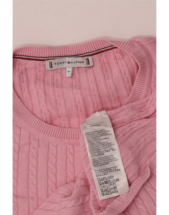 Ανδρικό πουλόβερ Tommy Hilfiger Boat Neck Jumper Μεσαίο ροζ βαμβακερό