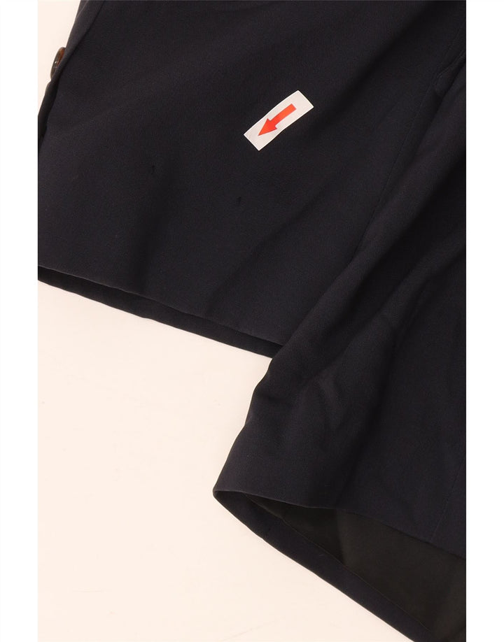 Brooks Brothers Ανδρικό μπλέιζερ με 2 κουμπιά μπουφάν UK 40 Large Navy Blue Wool