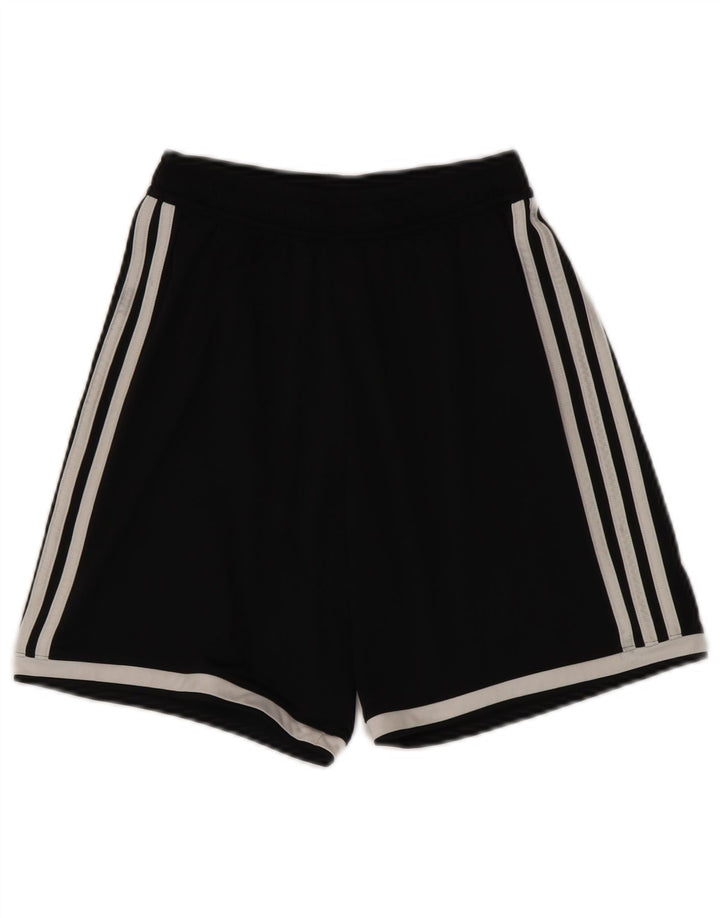 Ανδρικό αθλητικό σορτς Adidas Climalite από μικρό μαύρο πολυεστέρα