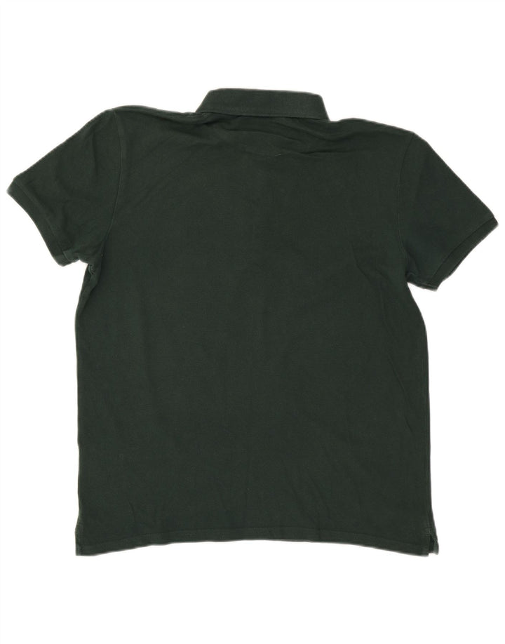 Ανδρικό πουκάμισο πόλο Lyle & Scott, μεγάλο πράσινο βαμβακερό