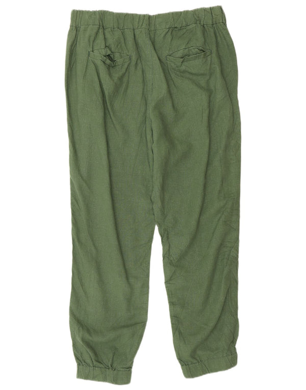 J. Crew Womens Joggers Casual Trousers US 10 Large W32 L27 Green Lenn