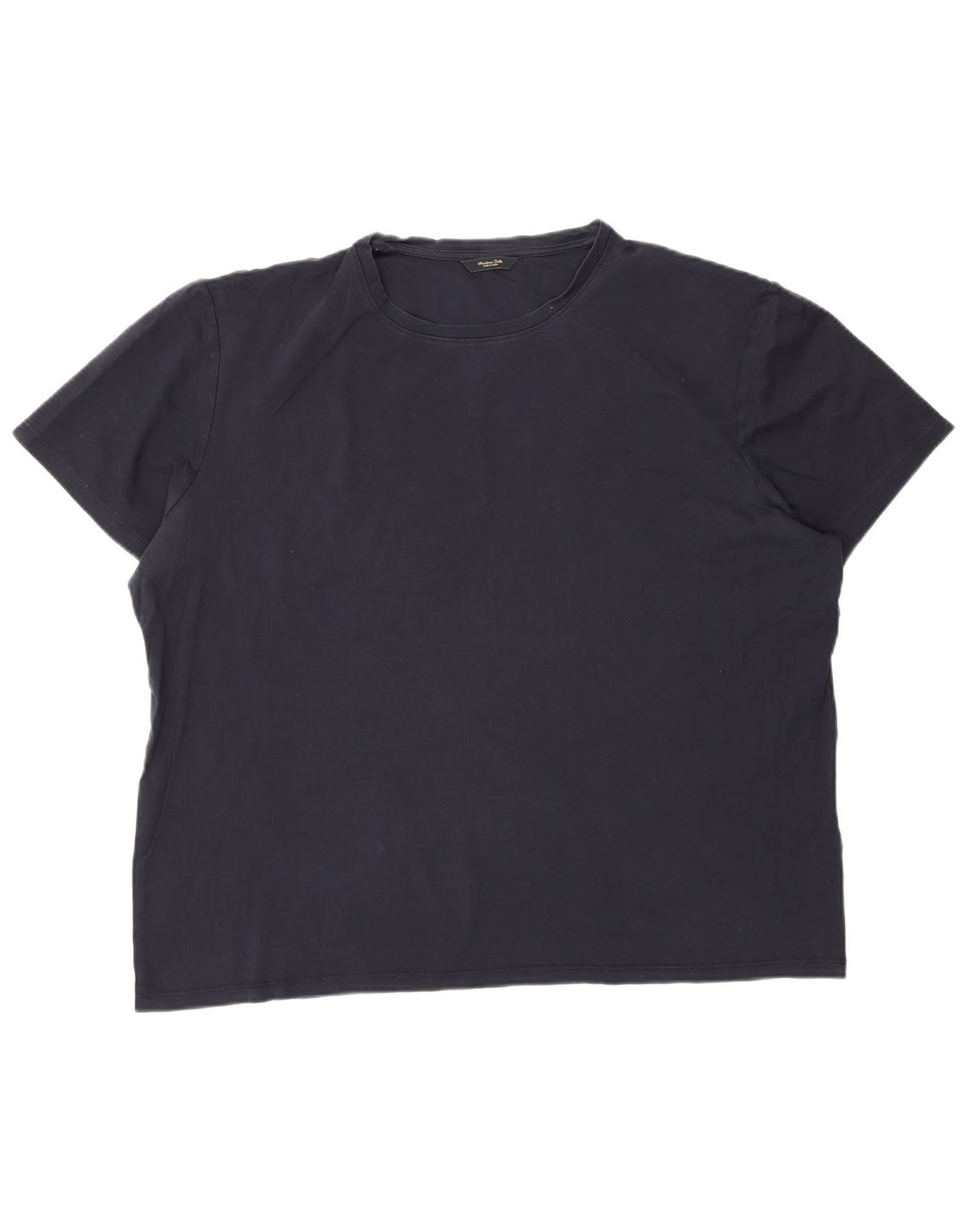 Ανδρικό T-Shirt Massimo Dutti Top 2XL Navy Blue