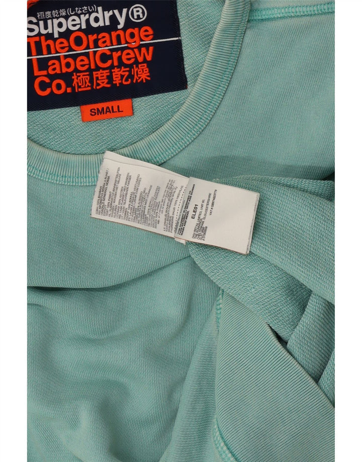 Ανδρικό φούτερ Superdry Jumper Μικρό πράσινο βαμβακερό