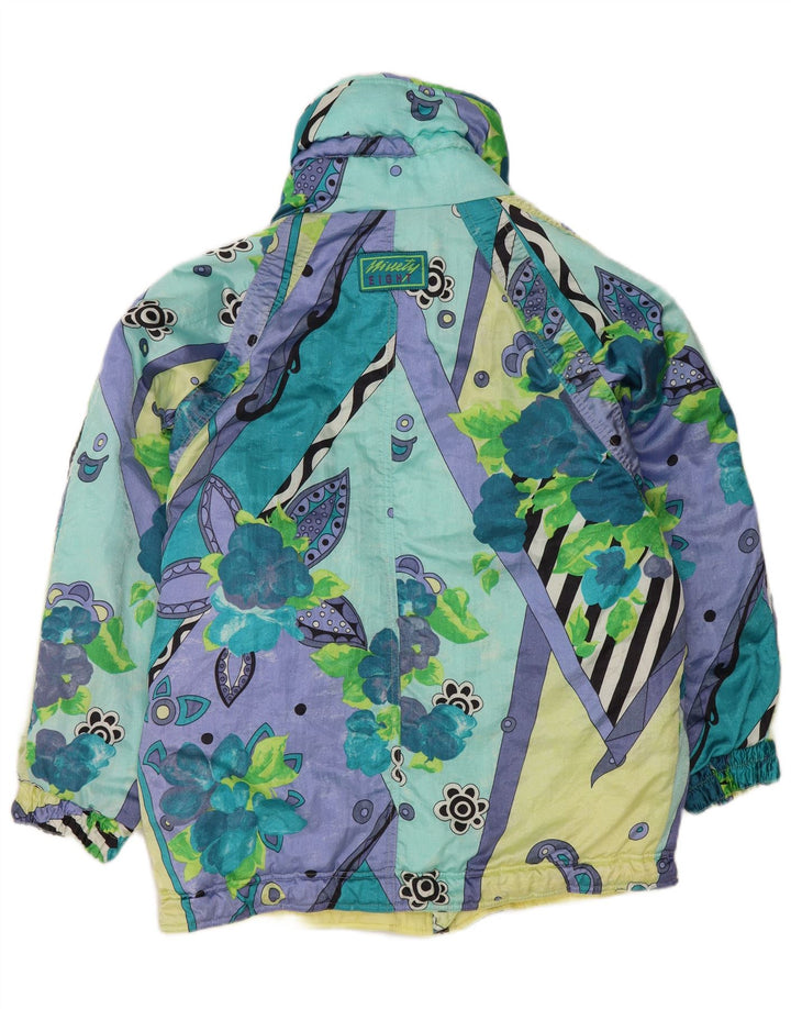 Ninety Eight Γυναικείο Windbreaker Jacket UK 18 XL Πολύχρωμο Floral