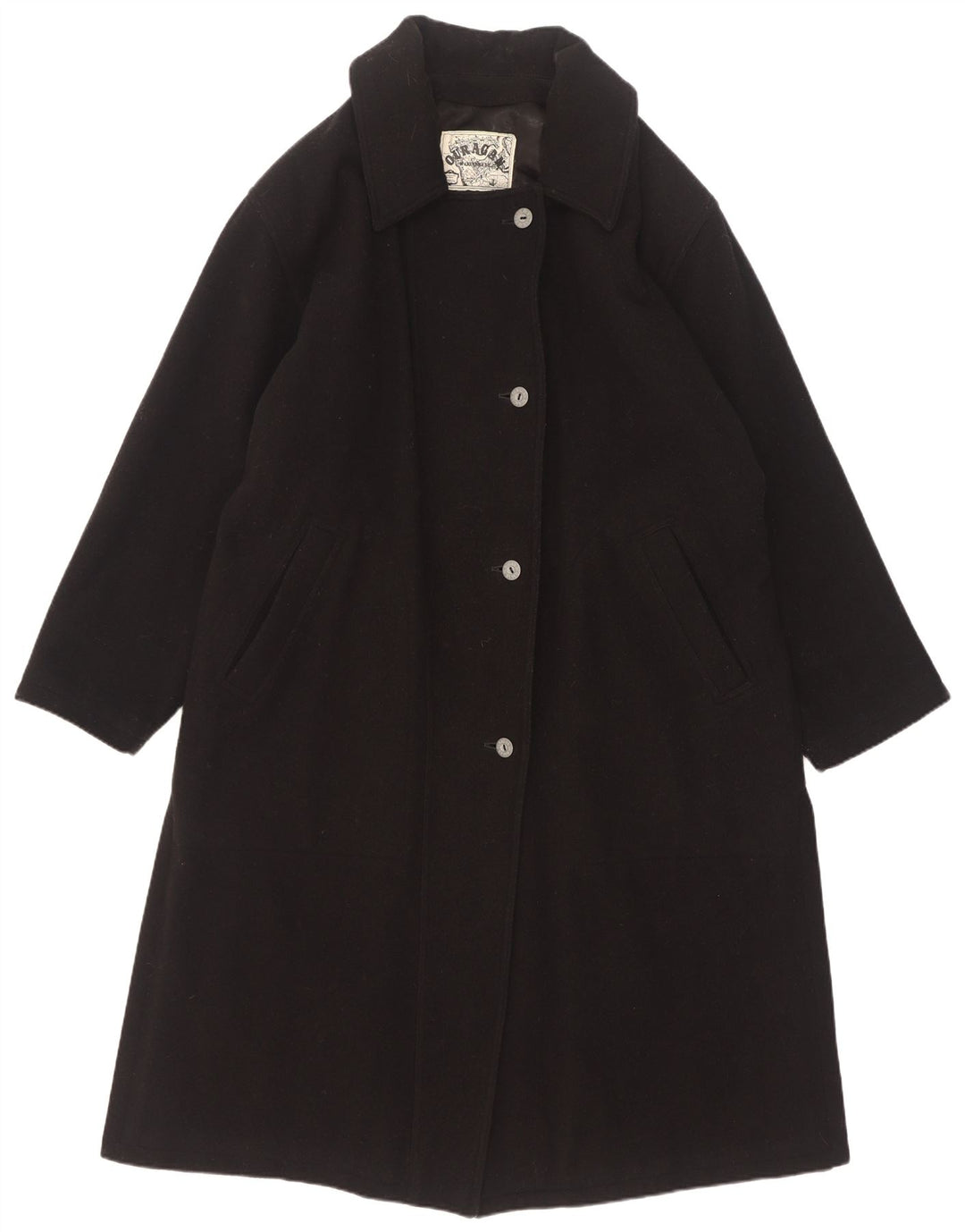 Ouragan Γυναικείο Yachting Oversized Πανωφόρι IT 44 Medium Black Wool