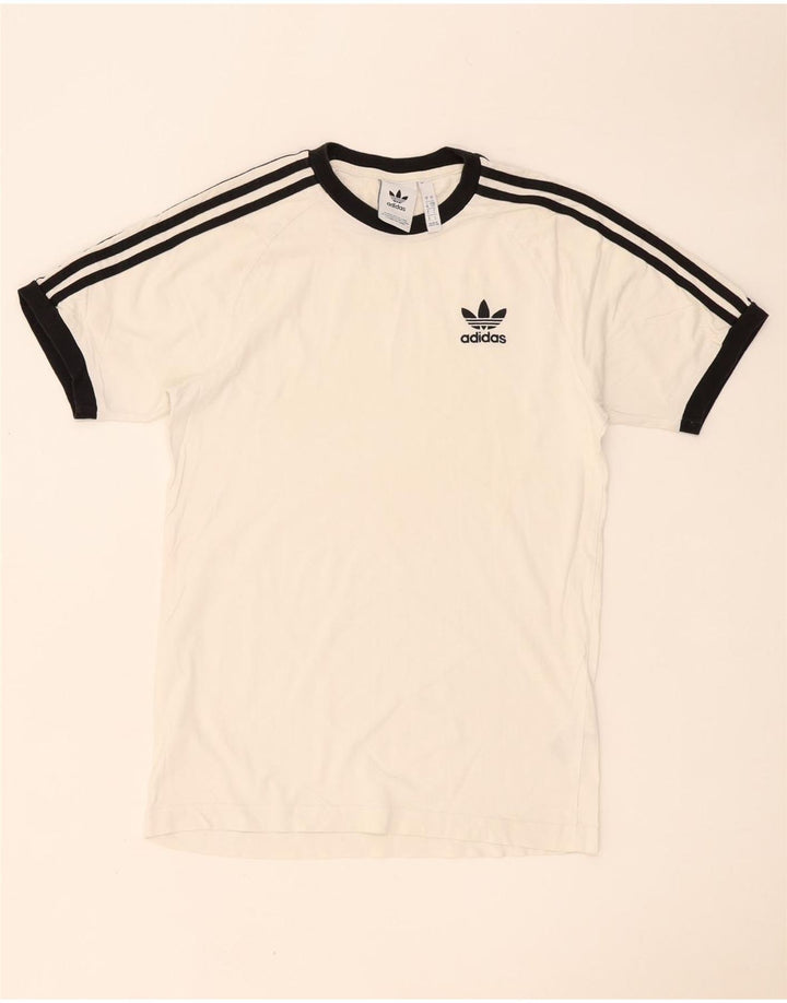 Ανδρικό T-Shirt Adidas Top Μικρό λευκό βαμβακερό